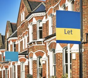 Property To Let House Sign