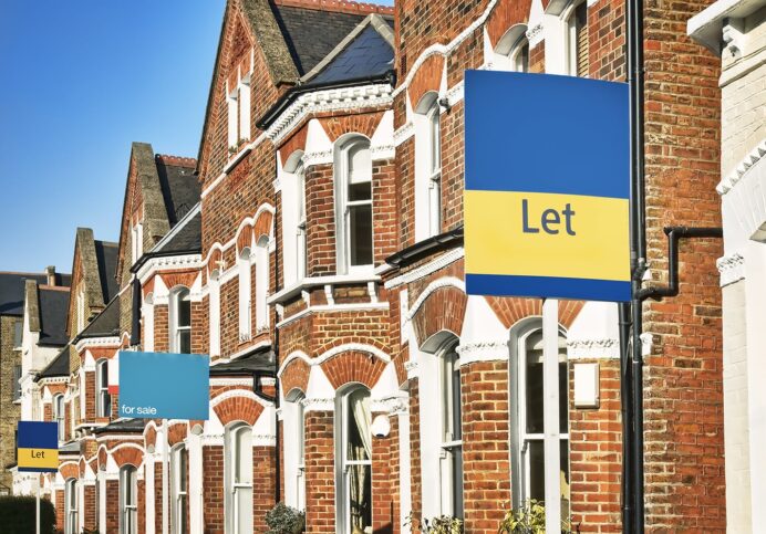 Property To Let House Sign